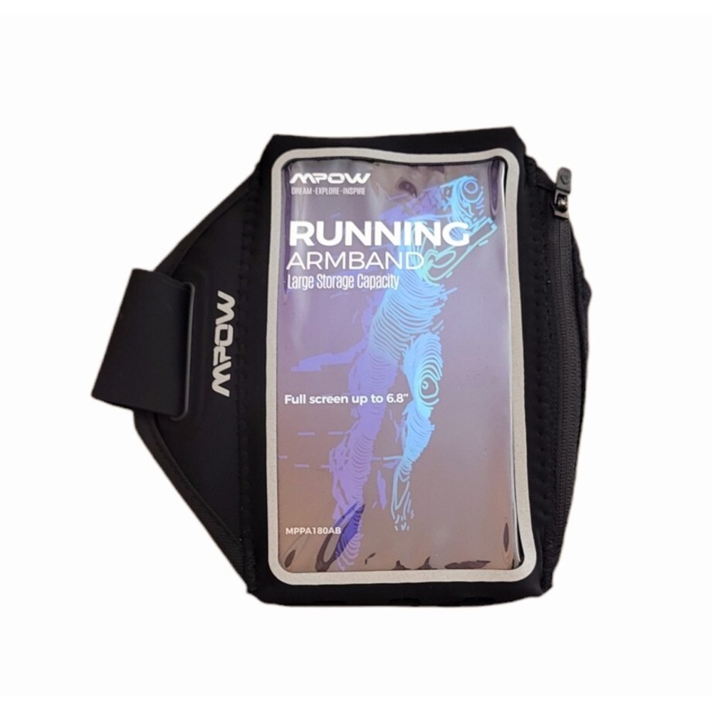 MPOW Padded Running‎ Armband Fits Phones with 6.8" Screens NEW Large Capacity